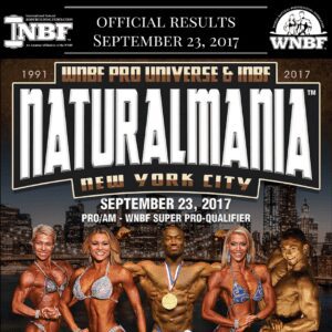 Results Universe Natural mania At Bodybuilding Federation