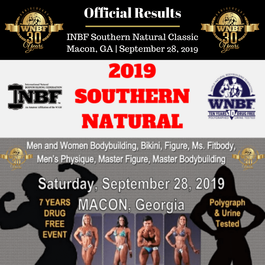 2019-Results-INBF-Southern-Natural-Classic-Macon-Georgia