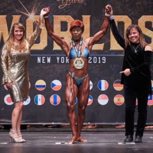 Yvette Arthur World Natural Bodybuilding Federation Winner