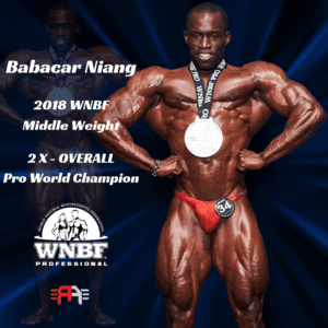 Babacar Niang World Natural Bodybuilding Winner