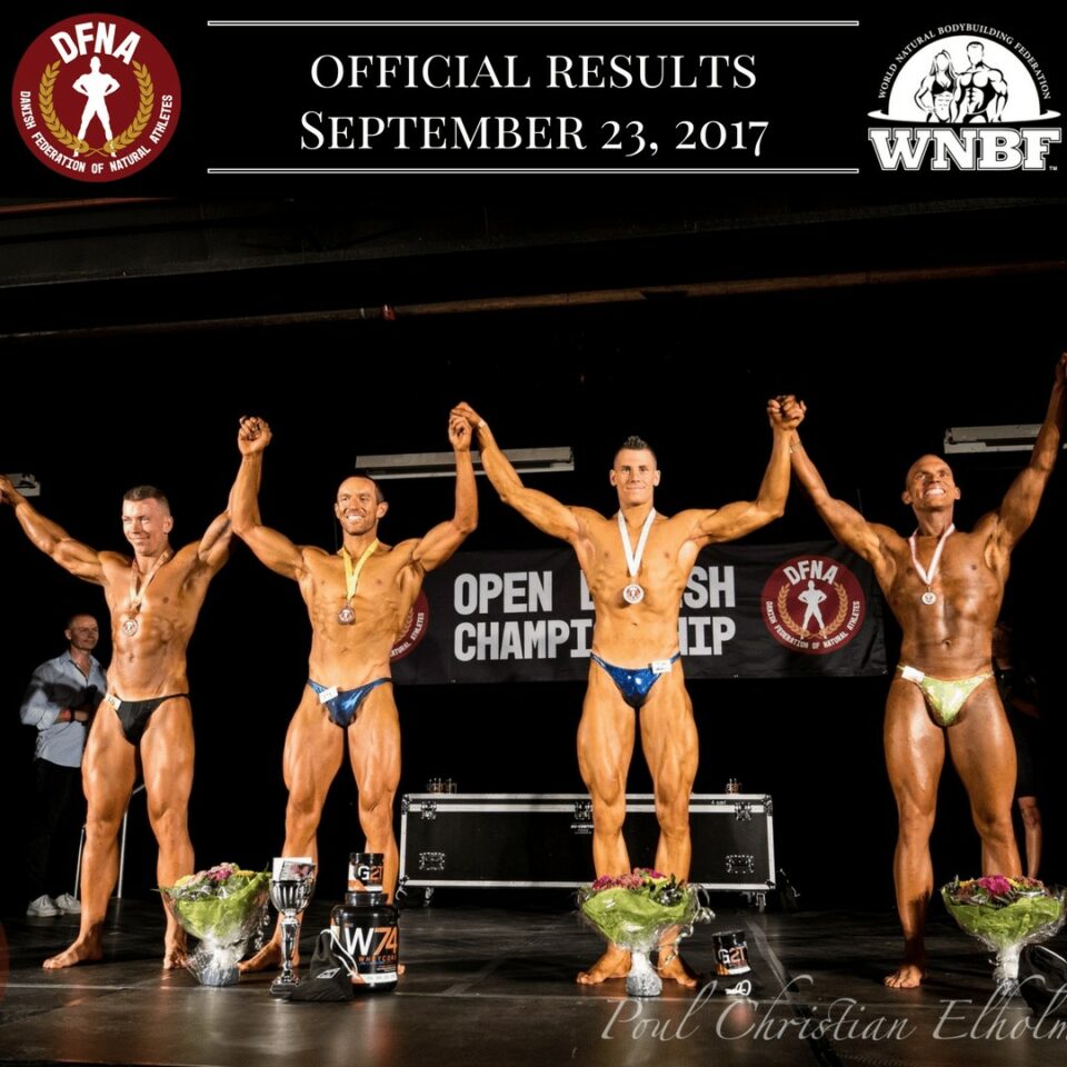 World Natural Bodybuilding Federation Result Poster